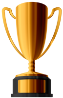 Award trophy cup