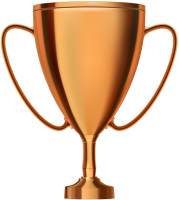 Award trophy cup