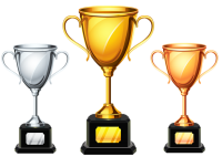 Award trophy cup