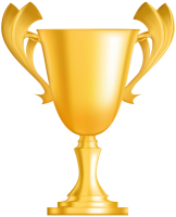Award trophy cup
