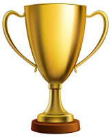 Award trophy cup