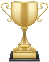 Award trophy cup