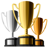 Award trophy cup