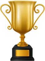 Award trophy cup