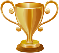Award trophy cup