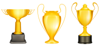 Award trophy cup