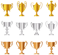 Award trophy cup
