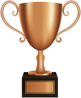 Award trophy cup