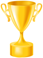 Award trophy cup