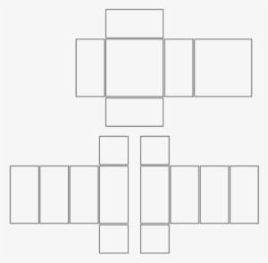 Outlined Pants Template – Roblox Template Transparent